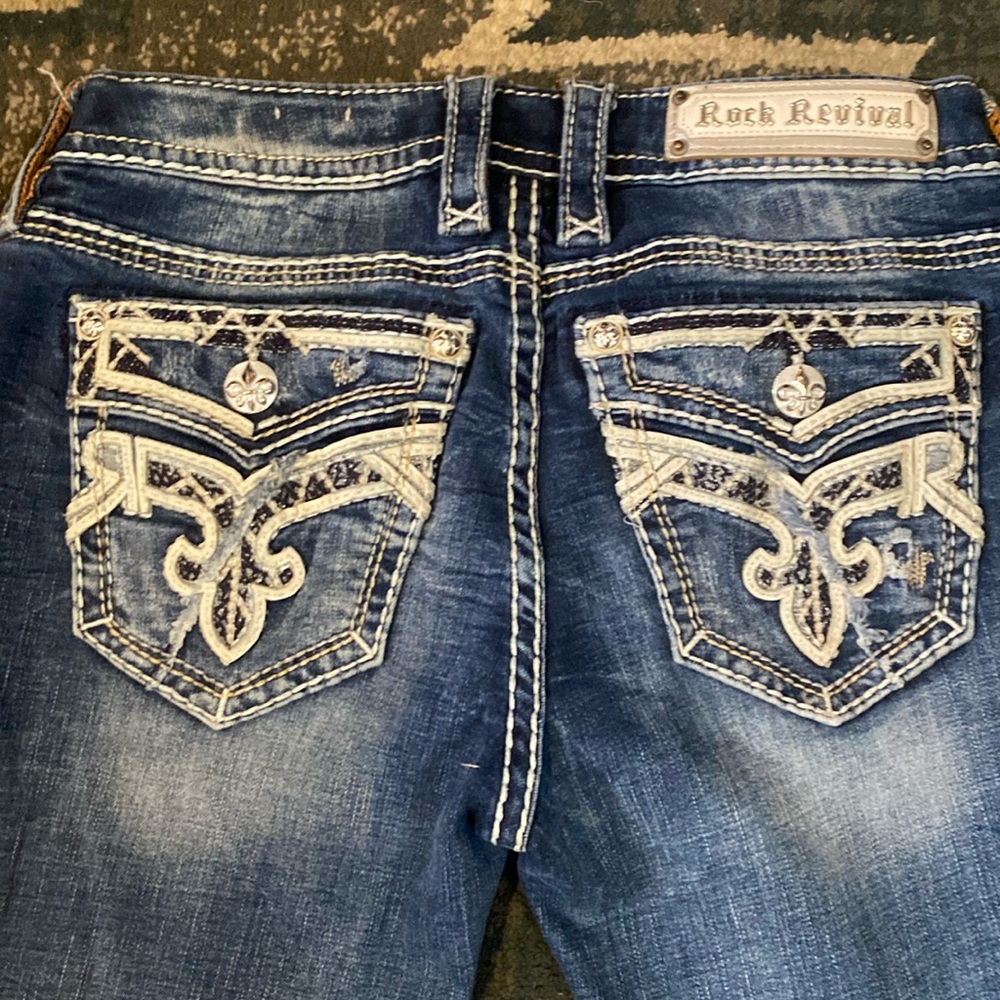 Rock revival jeans straight excellent condition